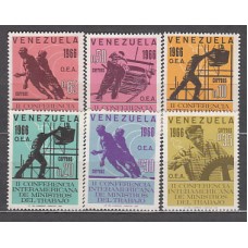 Venezuela - Correo 1966 Yvert 744/9 ** Mnh