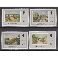 Bermudas - Correo Yvert 747/50 ** Mnh Pinturas de Tucker