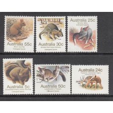 Australia - Correo 1981 Yvert 747/52 ** Mnh Fauna