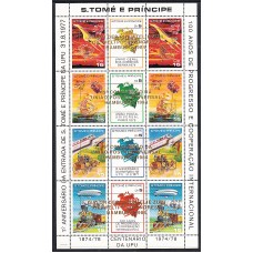 Santo Tomas y Principe - Correo Yvert 747A/M ** Mnh  UPU. Tranportes