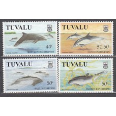 Tuvalu - Correo Yvert 748/51 ** Mnh Fauna. Mamiferos Marinos