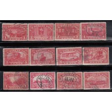 Estados Unidos - Paquetes Postales Yvert 1/12 usado