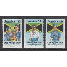 Jamaica - Correo Yvert 751/3 ** Mnh Scoutismo