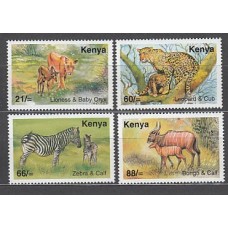 Kenya - Correo Yvert 752/5 ** Mnh  Fauna