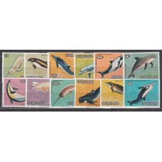 Cook - Correo Yvert 752/63 ** Mnh Fauna. Ballenas