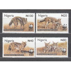 Nigeria - Correo Yvert 753/6 ** Mnh  Fauna  WWF