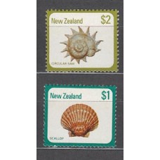 Nueva Zelanda - Correo 1979 Yvert 755/6 ** Mnh Conchas