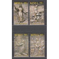 Kenya - Correo Yvert 756/9 ** Mnh  Esculturas religiosas
