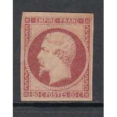 Francia - Correo 1854 Yvert 17A (*) Mng