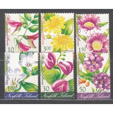 Norfolk - Correo Yvert 757/62 ** Mnh Flores