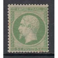 Francia - Correo 1862 Yvert 20 (*) Mng