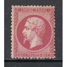 Francia - Correo 1862 Yvert 24 * Mh