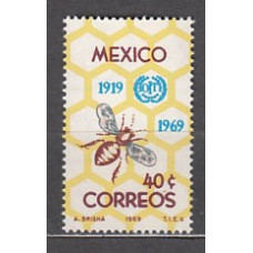 Mexico - Correo 1969 Yvert 757 ** Mnh Fauna. Abeja