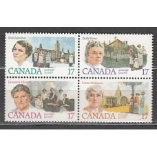 Canada - Correo 1981 Yvert 758/61 ** Mnh Personajes