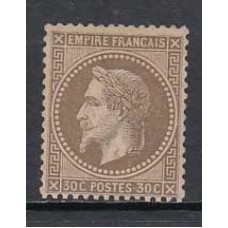 Francia - Correo 1867 Yvert 30 * Mh