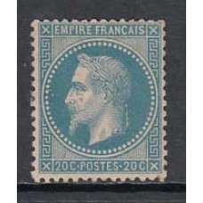 Francia - Correo 1868 Yvert 29B * Mh