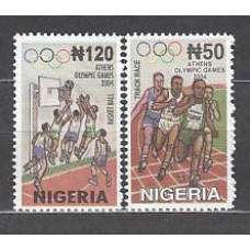 Nigeria - Correo Yvert 759/60 ** Mnh  Olimpiadas de Atenas