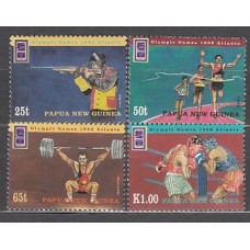 Papua y Nueva Guinea - Correo Yvert 759/62 ** Mnh Deportes. Olimpiadas de Atlanta