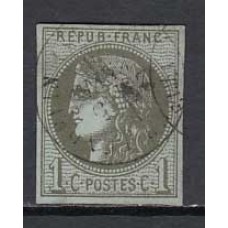 Francia - Correo 1870 Yvert 39A Usado