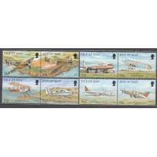 Man - Correo 1997 Yvert 760/67 ** Mnh Aviones