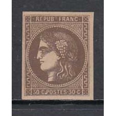 Francia - Correo 1870 Yvert 47 * Mh