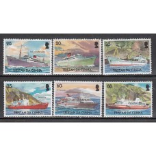 Tristan da Cunha - Correo Yvert 762/7 ** Mnh  Barcos