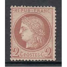 Francia - Correo 1872 Yvert 51 * Mh