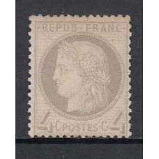 Francia - Correo 1872 Yvert 52 * Mh