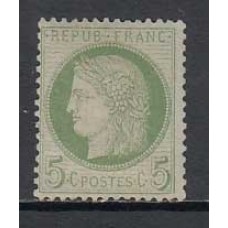 Francia - Correo 1872 Yvert 53 * Mh
