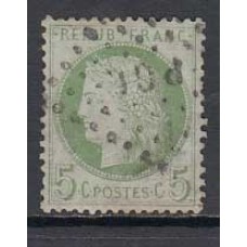 Francia - Correo 1872 Yvert 53 Usado