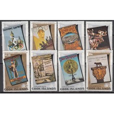 Cook - Correo Yvert 764/8+A.34/6 ** Mnh Deportes. Olimpiadas los Angeles