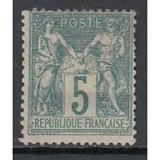 Francia - Correo 1876 Yvert 64 * Mh