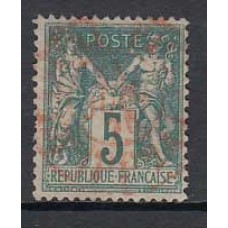 Francia - Correo 1876 Yvert 64 Usado