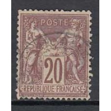 Francia - Correo 1876 Yvert 67 Usado