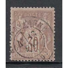 Francia - Correo 1876 Yvert 69 Usado