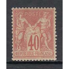Francia - Correo 1876 Yvert 70 * Mh