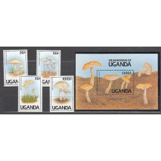 Uganda - Correo Yvert 765A/D+H 132A ** Mnh  Setas