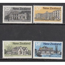 Nueva Zelanda - Correo 1980 Yvert 766/9 ** Mnh Arquitectura