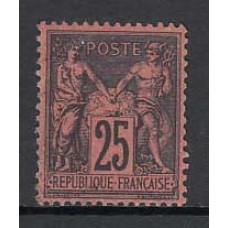 Francia - Correo 1877 Yvert 91 (*) Mng