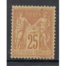 Francia - Correo 1877 Yvert 92 * Mh