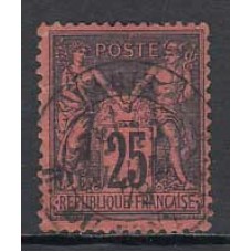 Francia - Correo 1877 Yvert 91 Usado