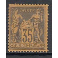 Francia - Correo 1877 Yvert 93 * Mh