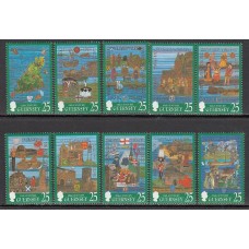 Guernsey - Correo 1998 Yvert 769/78 ** Mnh Tapicerias