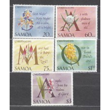 Samoa - Correo Yvert 771/5 ** Mnh Navidad