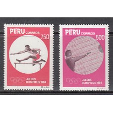 Peru - Correo 1984 Yvert 772/3 ** Mnh Deportes. Olimpiadas de los Angeles