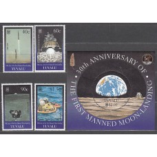 Tuvalu - Correo Yvert 772/5+H 67 ** Mnh Astro