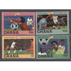 Ghana - Correo 1983 Yvert 773/6 ** Mnh  Deportes fútbol
