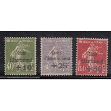 Francia - Correo 1931 Yvert 275/7 * Mh