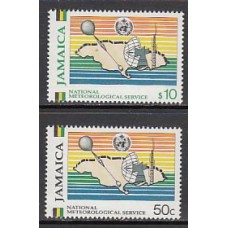 Jamaica - Correo Yvert 776/7 ** Mnh Meteorología