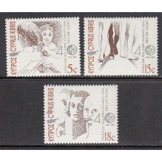 Chipre - Correo 1991 Yvert 777/9 ** Mnh